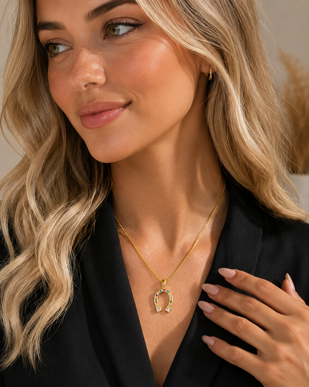 Rhinestone Rodeo-Necklace