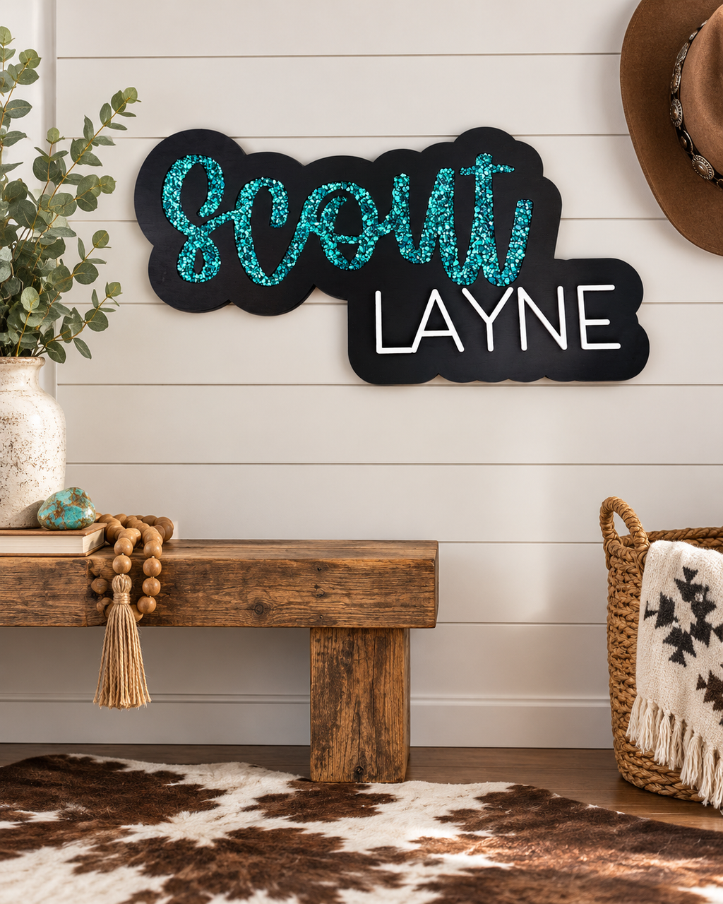 Personalized 3D Set In Stone Wooden Signs