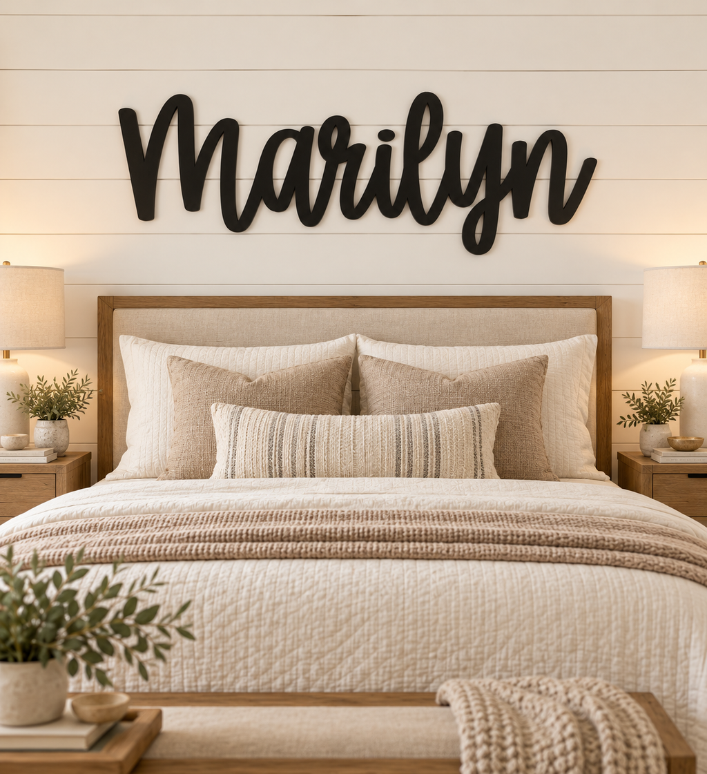 Personalized 3D Name Signs