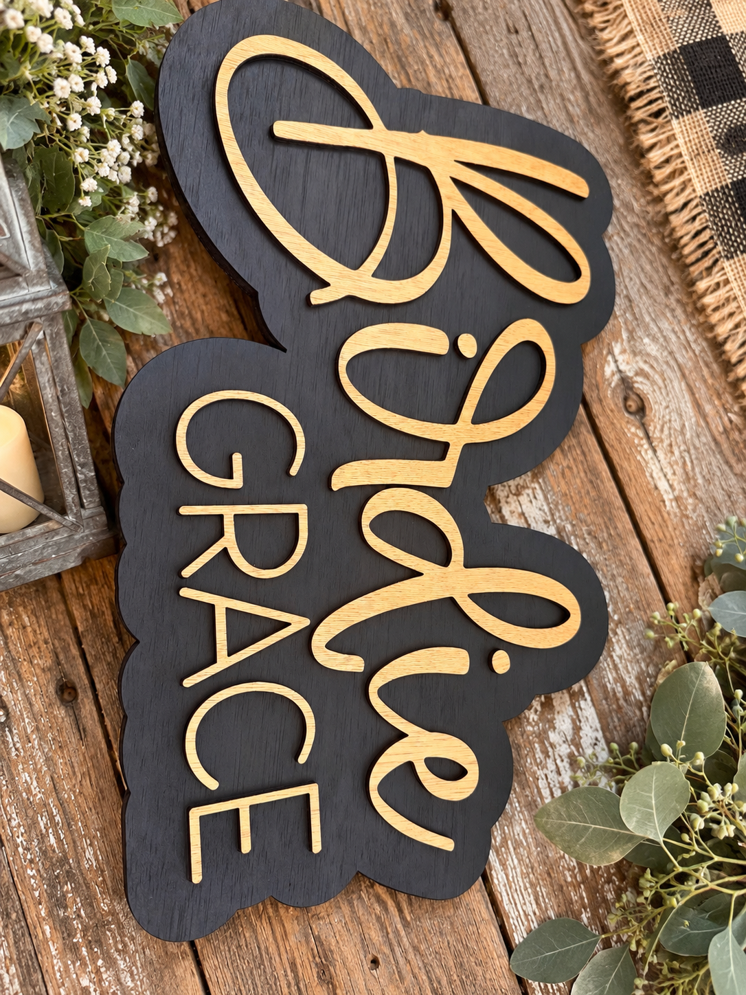 Personalized 3D Name Signs